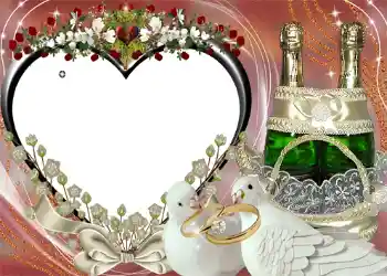 照片效果分类 婚纱照边框 № 1077 照片效果分类 婚纱照边框 № 1077