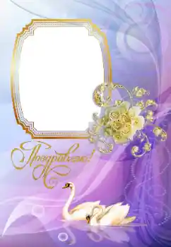 边框标语: С Днем Свадьбы 边框标语: С Днем Свадьбы