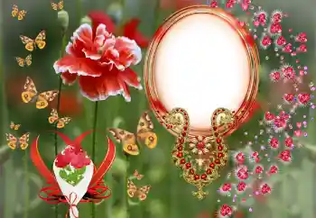 照片效果分类 女性相框 № 153065