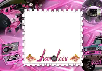 照片效果分类 女性相框 № 223. 边框标语: Авто леди. 照片效果分类 女性相框 № 223. 边框标语: Авто леди.