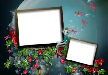 照片效果分类 女性相框 № 33894
